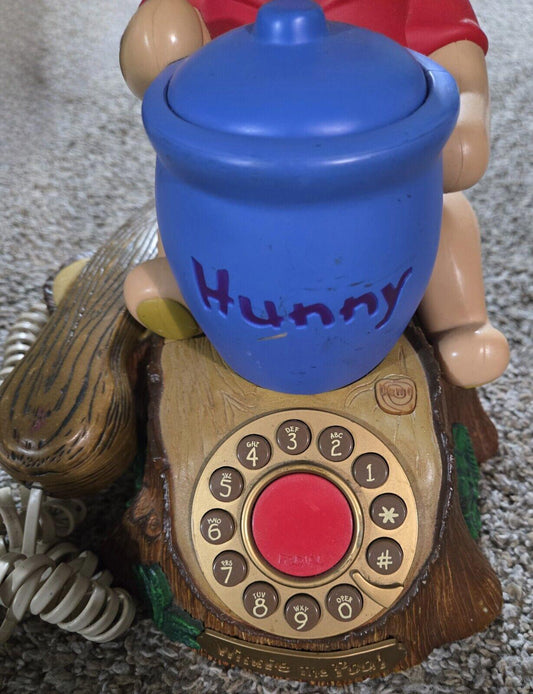 Vintage Telemania Winnie the Pooh Animated Phone ***NOT TESTED/PARTS ONLY***
