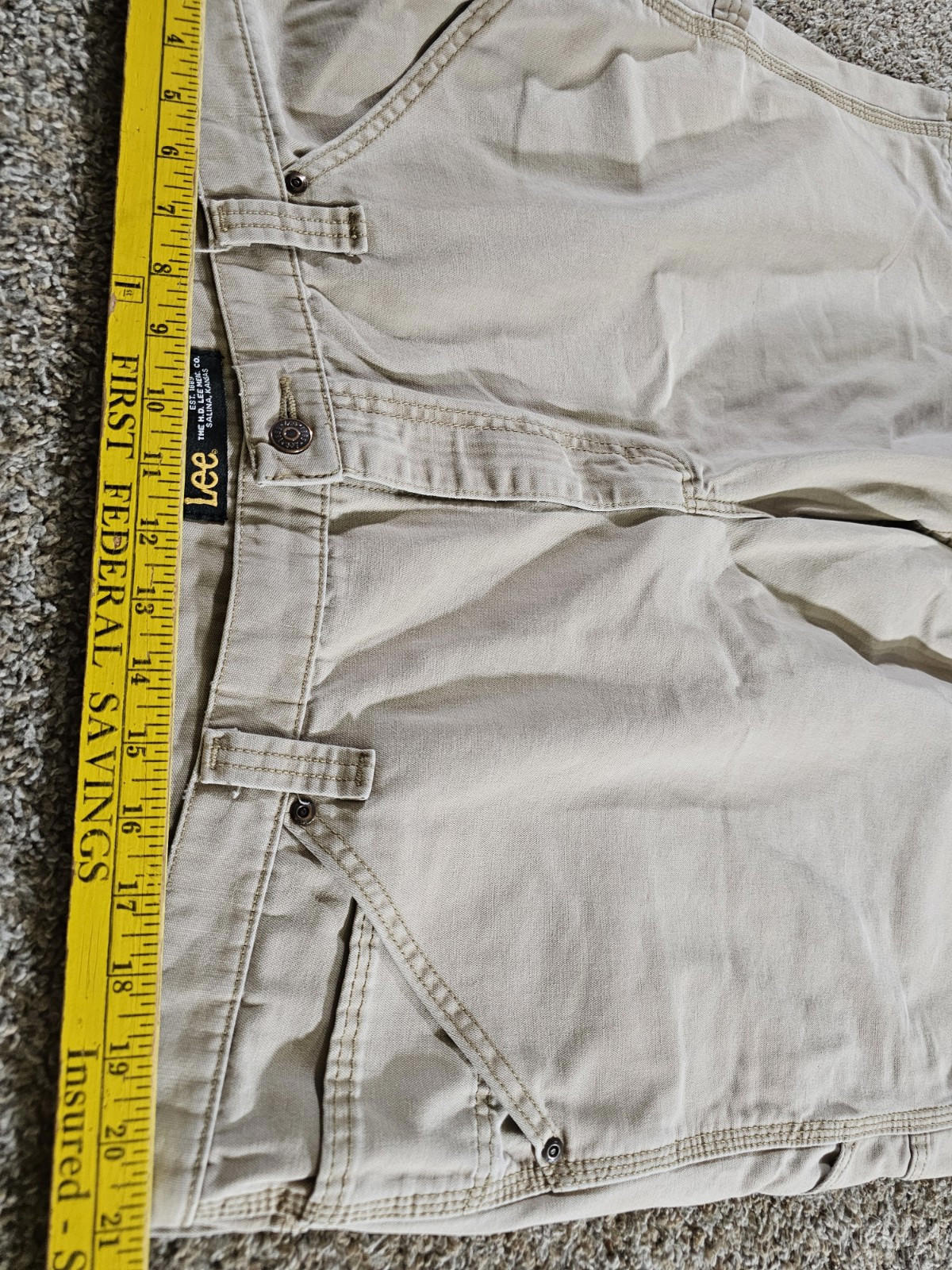 Mens 42 LEE Carpenter Shorts Durable