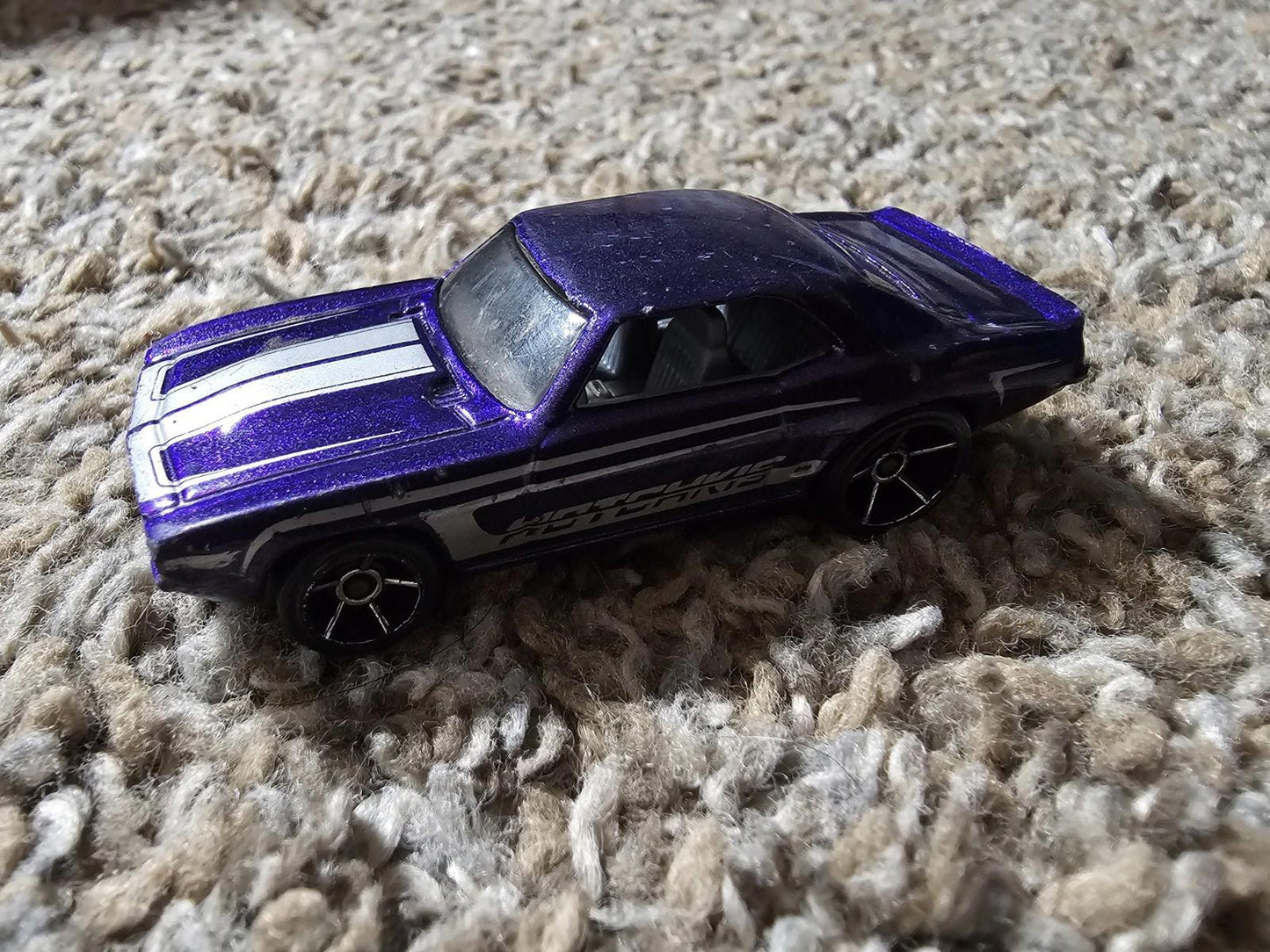 Hot Wheels '69 Camaro MGM Purple Toy Car