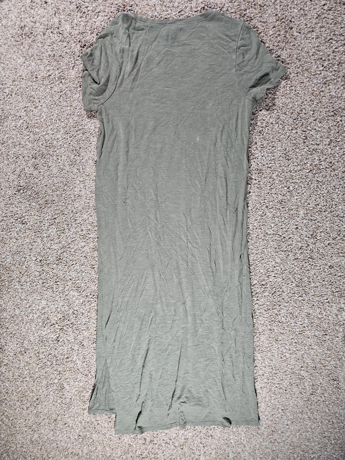 Madewell Dress Medium Green Midi Casual Everyday Boho