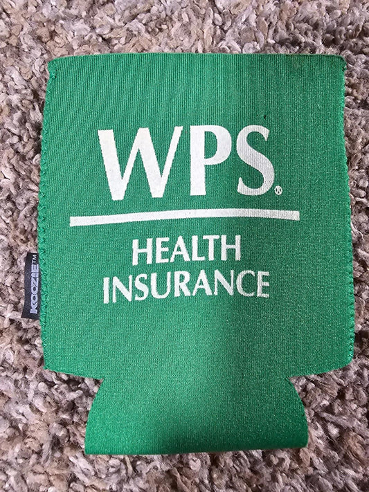 Wps Health Insurance Green Can Koozie