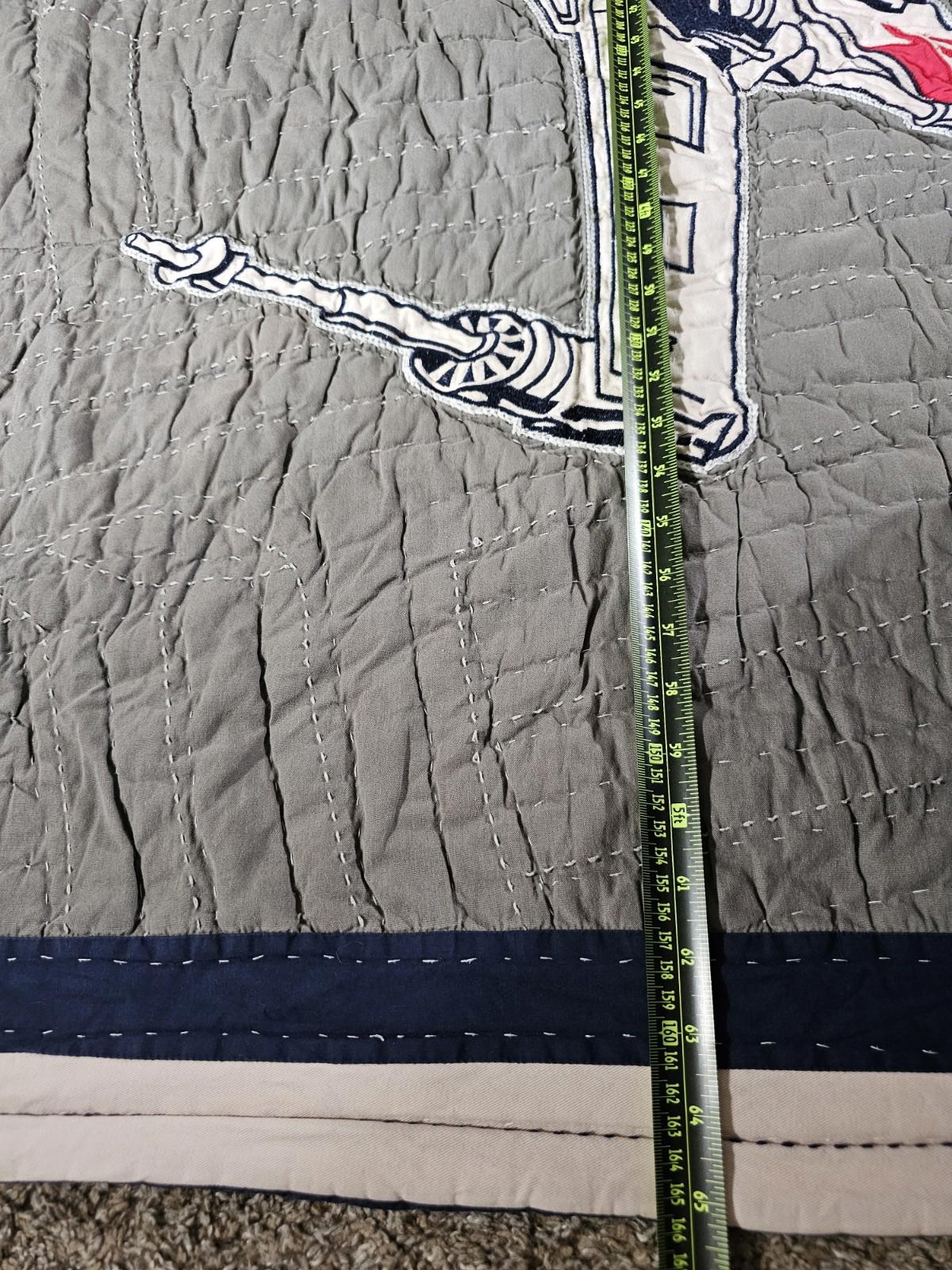 Star Wars Quilt Twin Pottery Barn Kids X-Wing Tie Fighter Gray Blue Lucasfilm