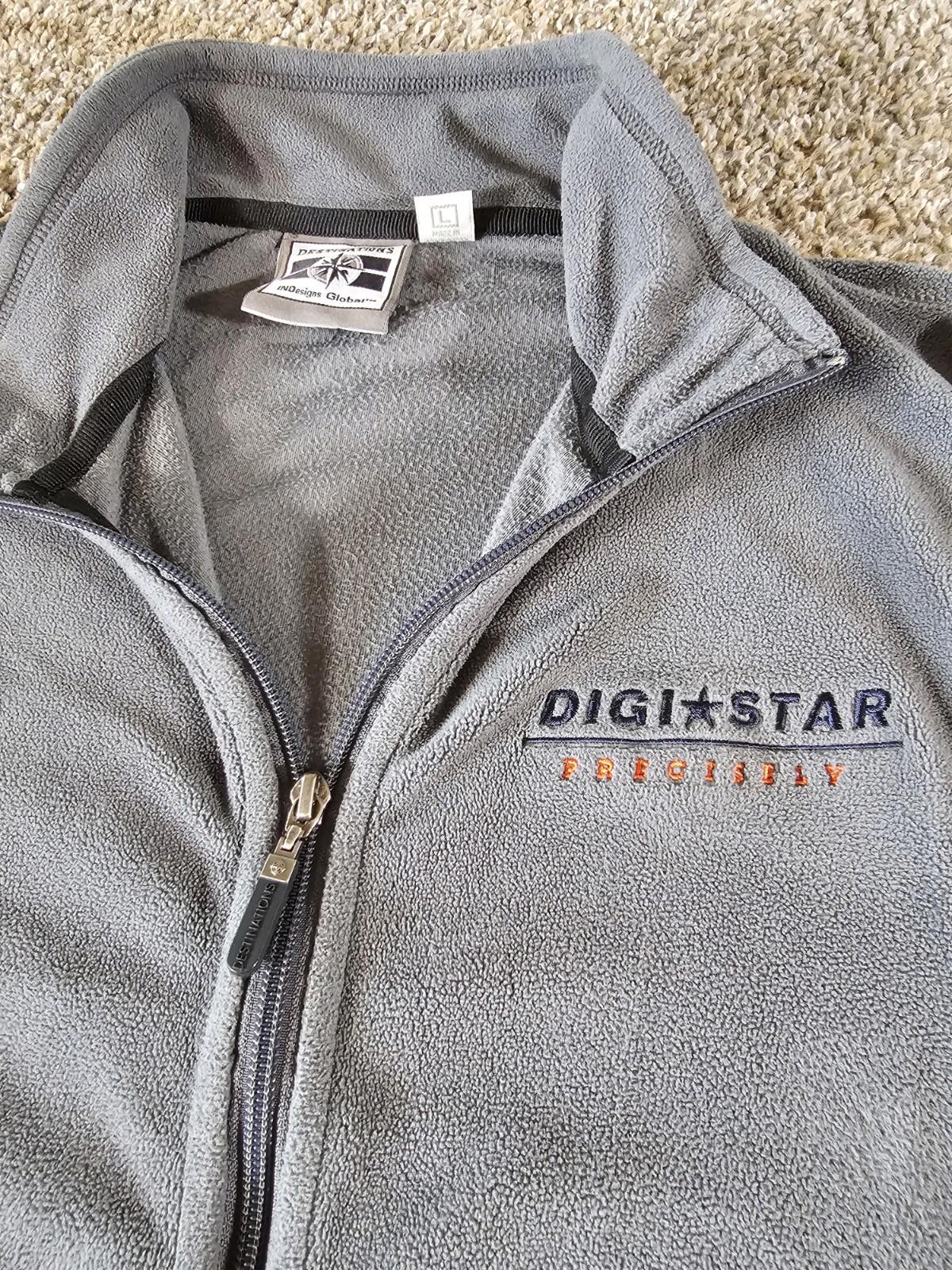 Digi-Star Precisely company full zip Destinations Fleece jacket Large