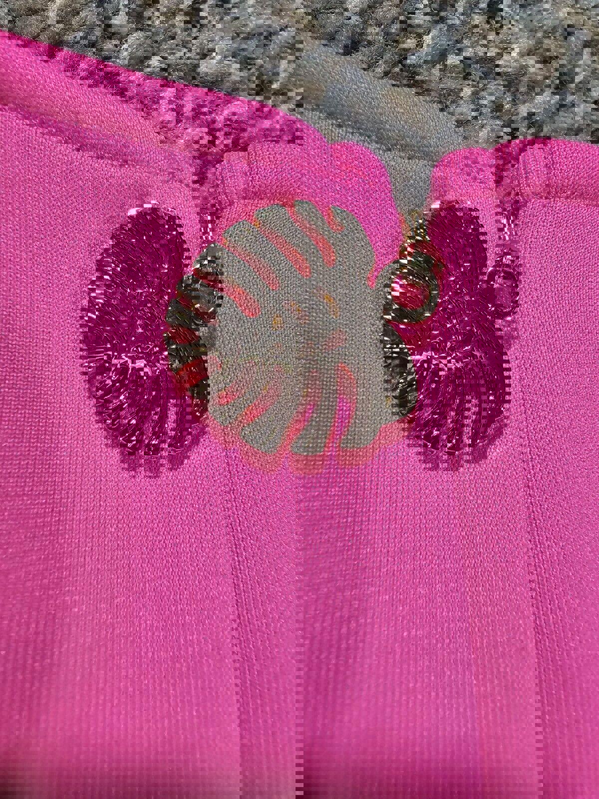 Lily Pulitzer 29528 S dress Embroidered Gogo Dancer 60s Vibe