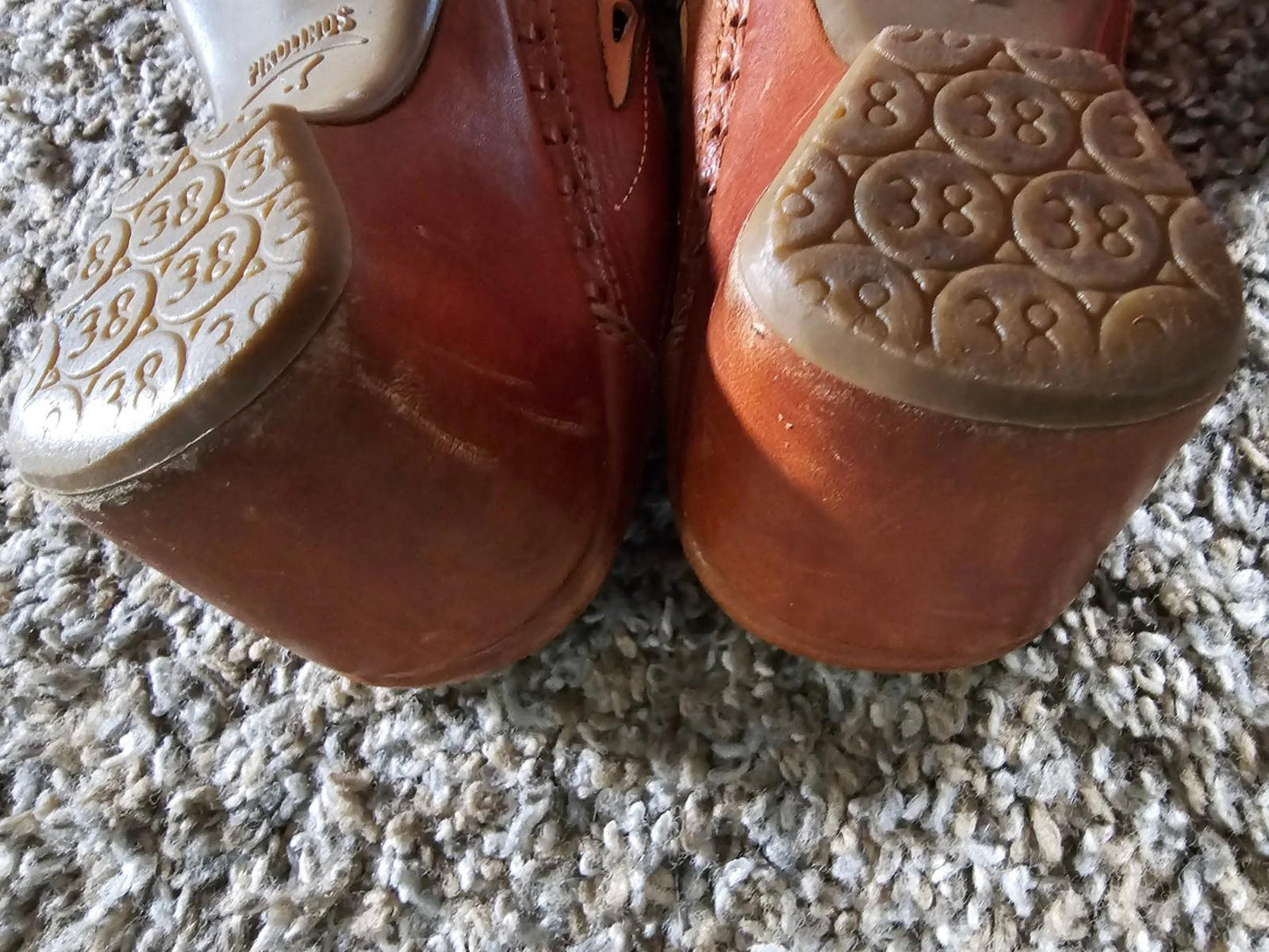 pikolinos spanish design women's shoes 38 brown slip on