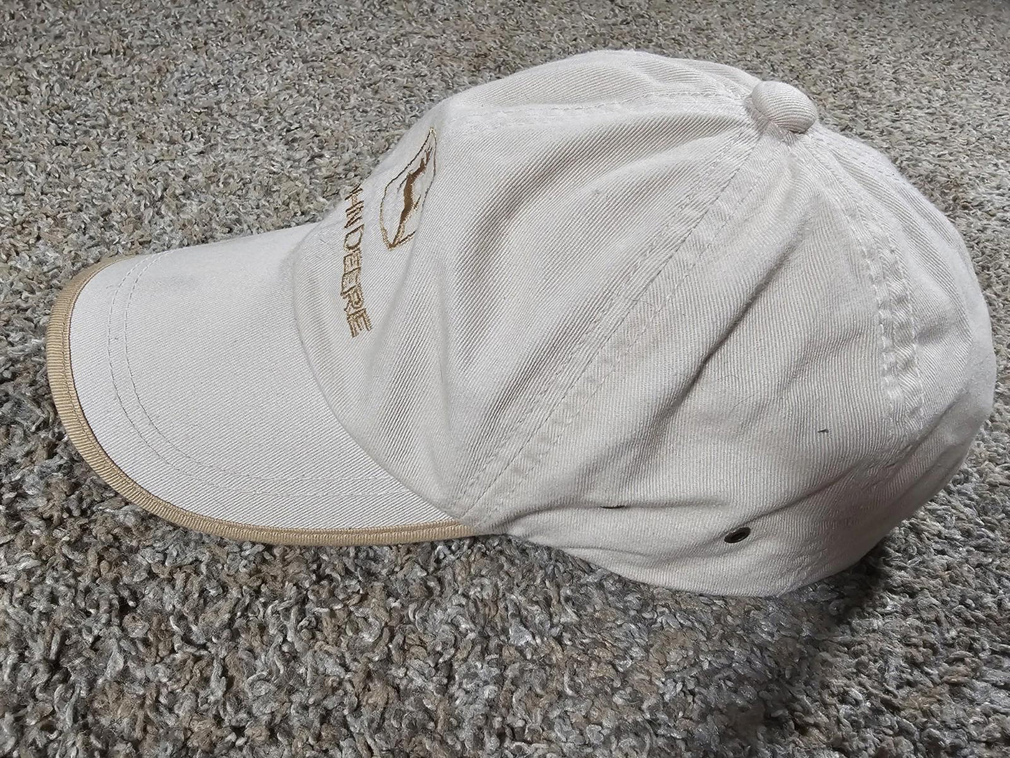 John Deere Adjustable Hat Khaki color