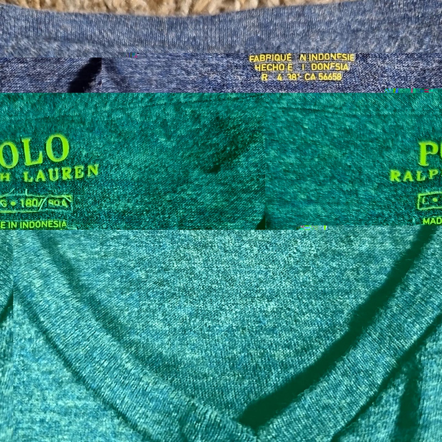 Polo Ralph Lauren Large Blue Vneck