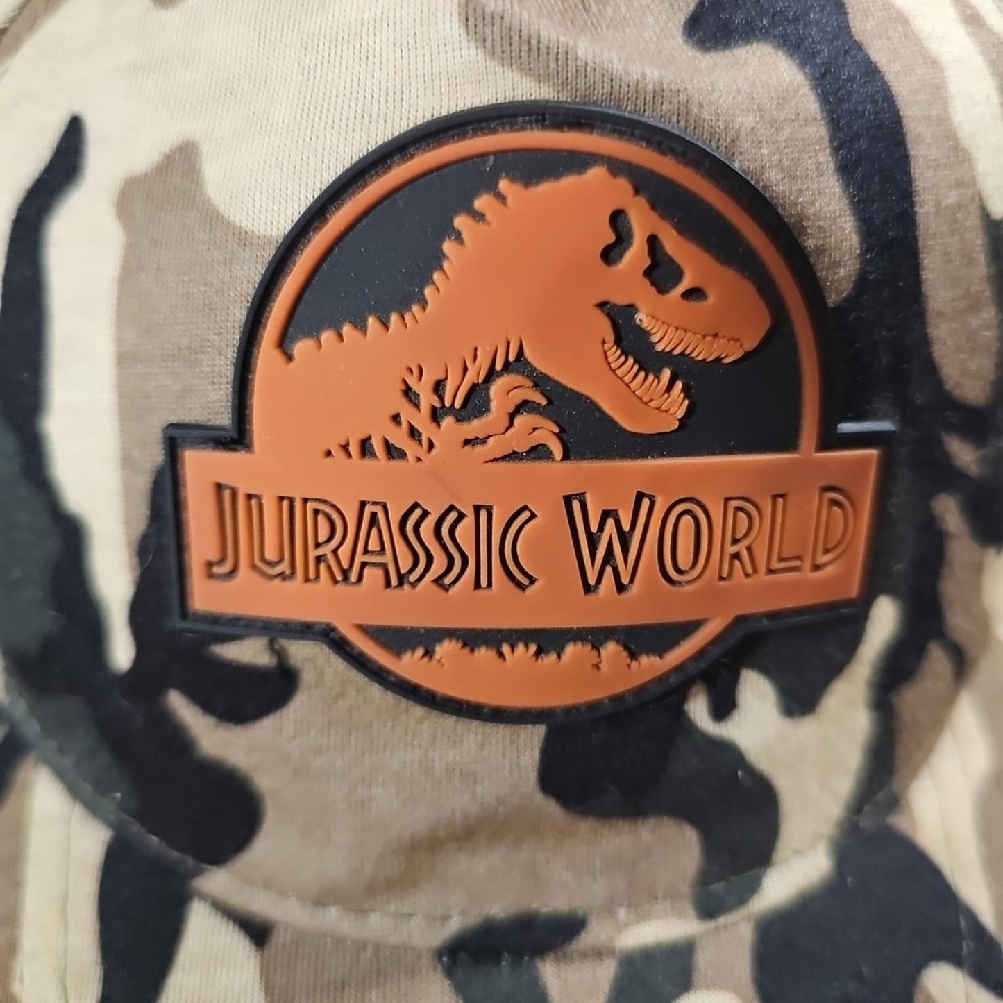 Jurassic World Camo Adjustable Hat Snapback OSFA Kids Size🦖