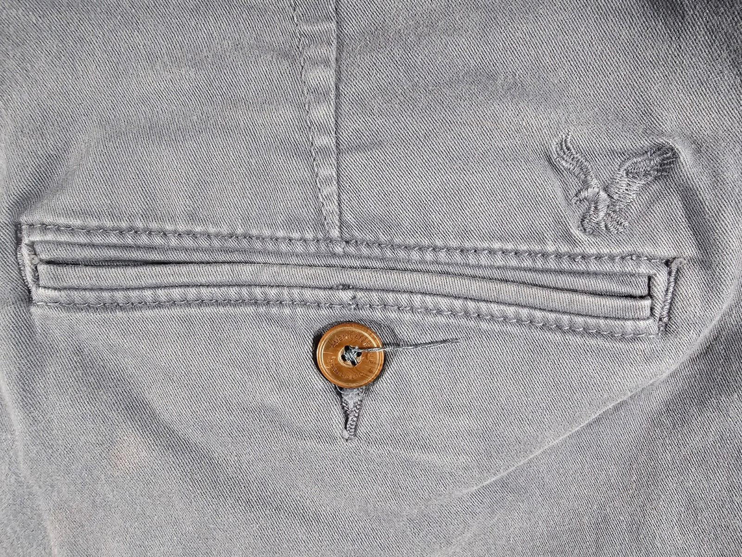 American Eagle Extreme Flex 29 Long Length Shorts Blue Gray