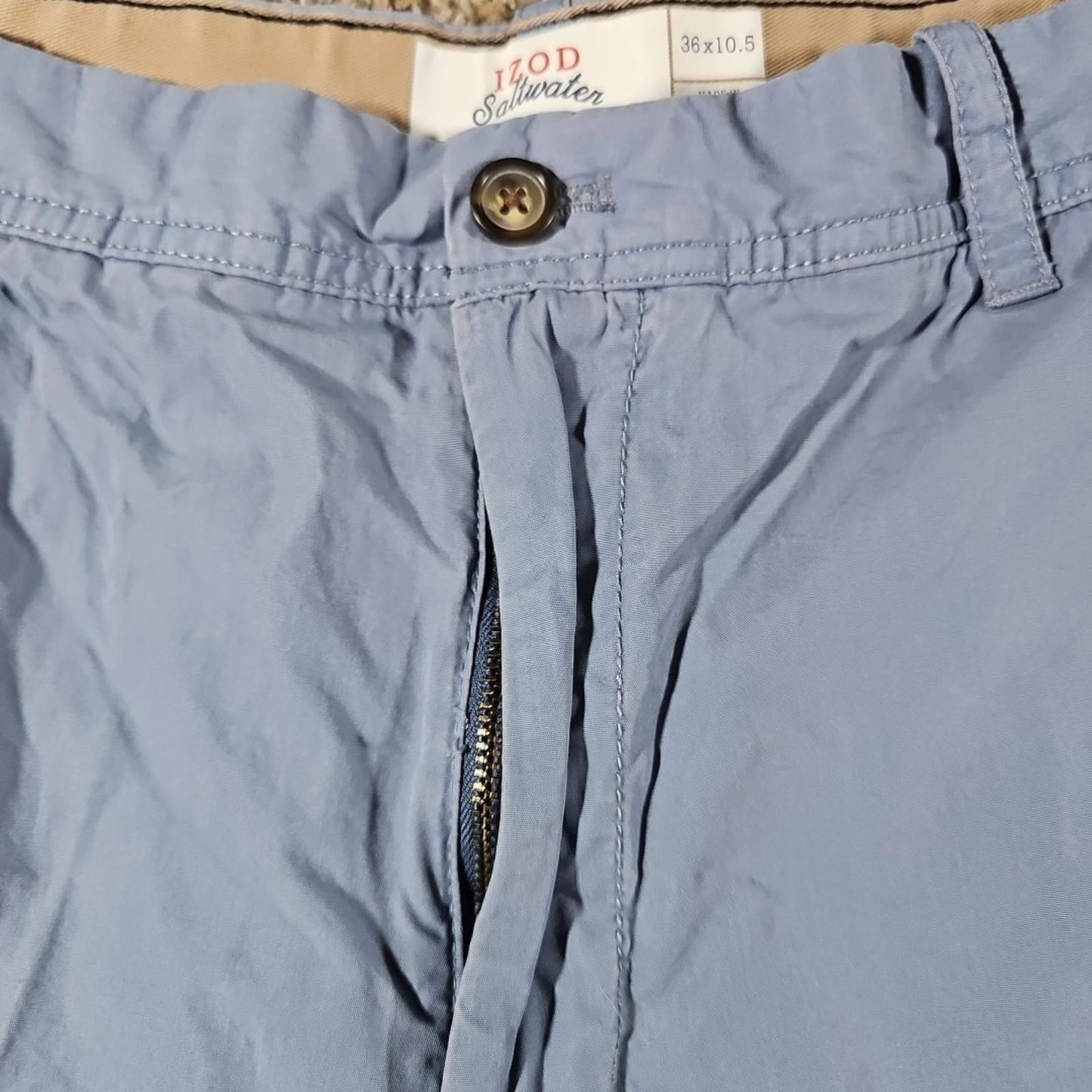 IZOD Saltwater 36x10.5 Blue Shorts