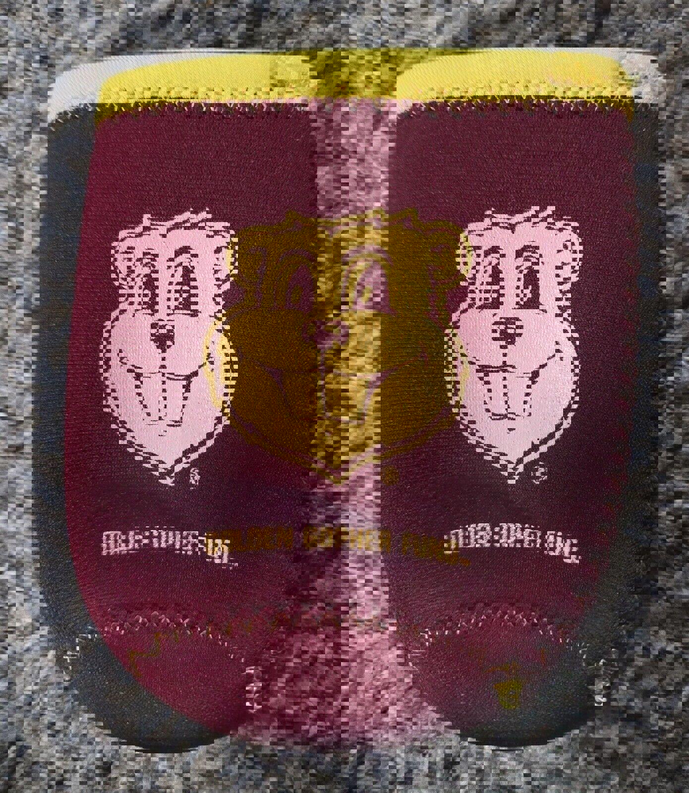 Minnesota Golden Gophers Maroon And Yellow Can Cooler