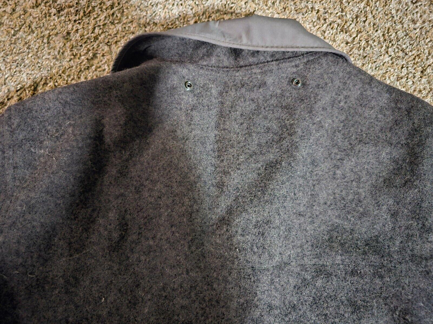 Victorinox wool jacket shirt open arm pits Medium