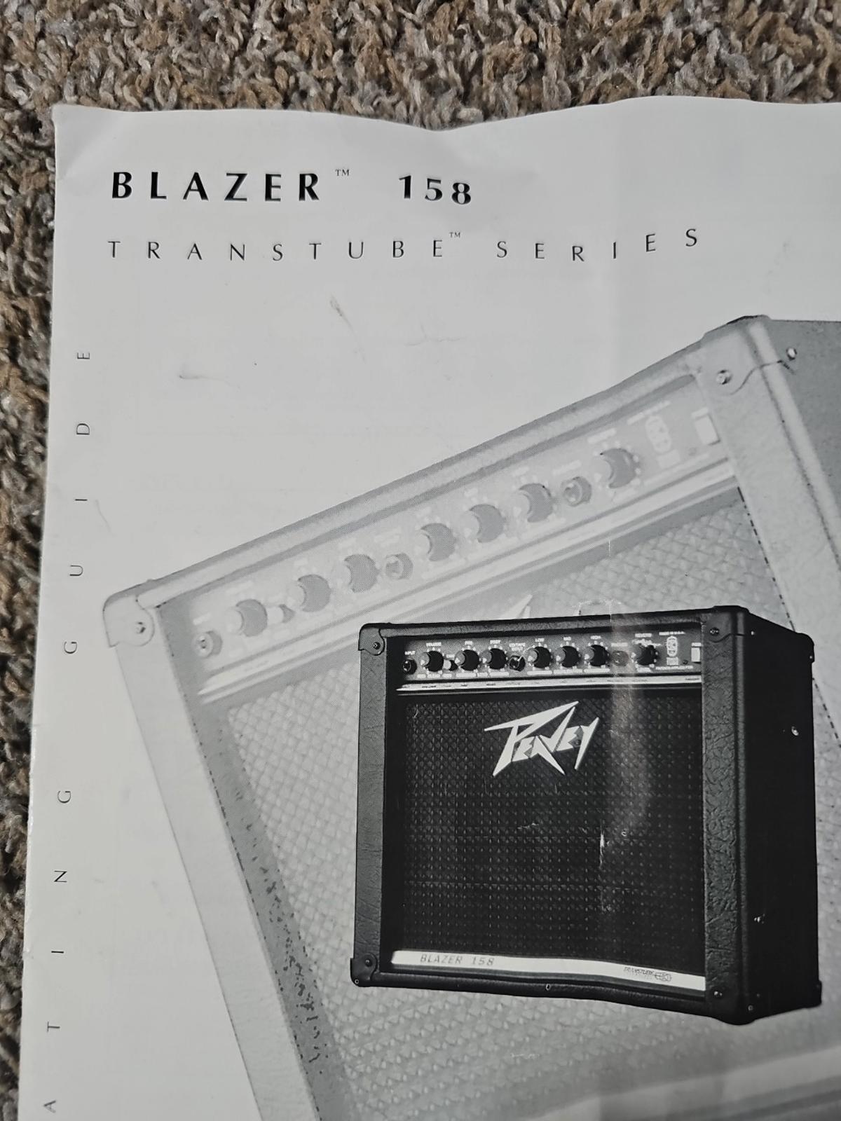 blazer 158 transtube series operating guide Manual