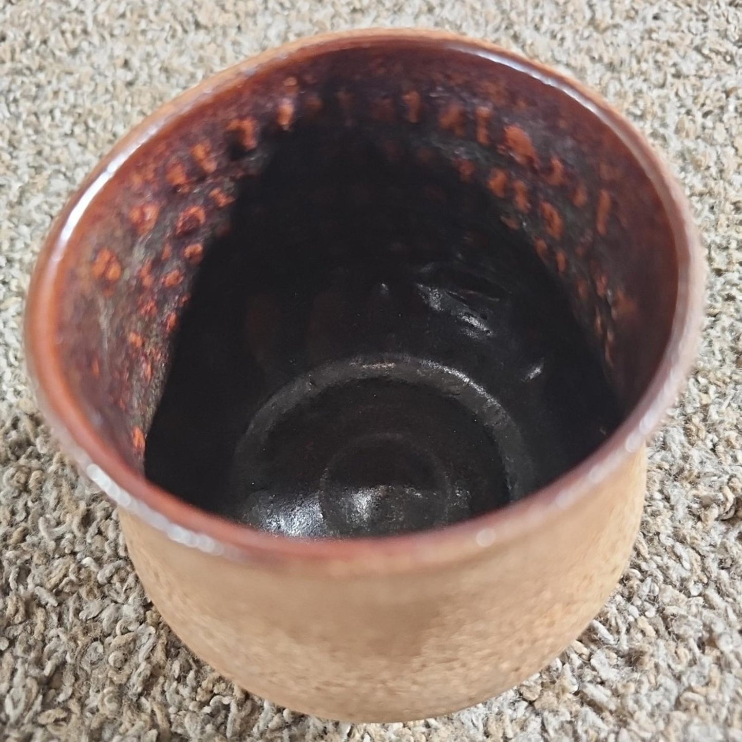 Beautiful Handmade Pottery Mug 1 Corinthians 13:4-7 Love Is Patient Love Is Kind