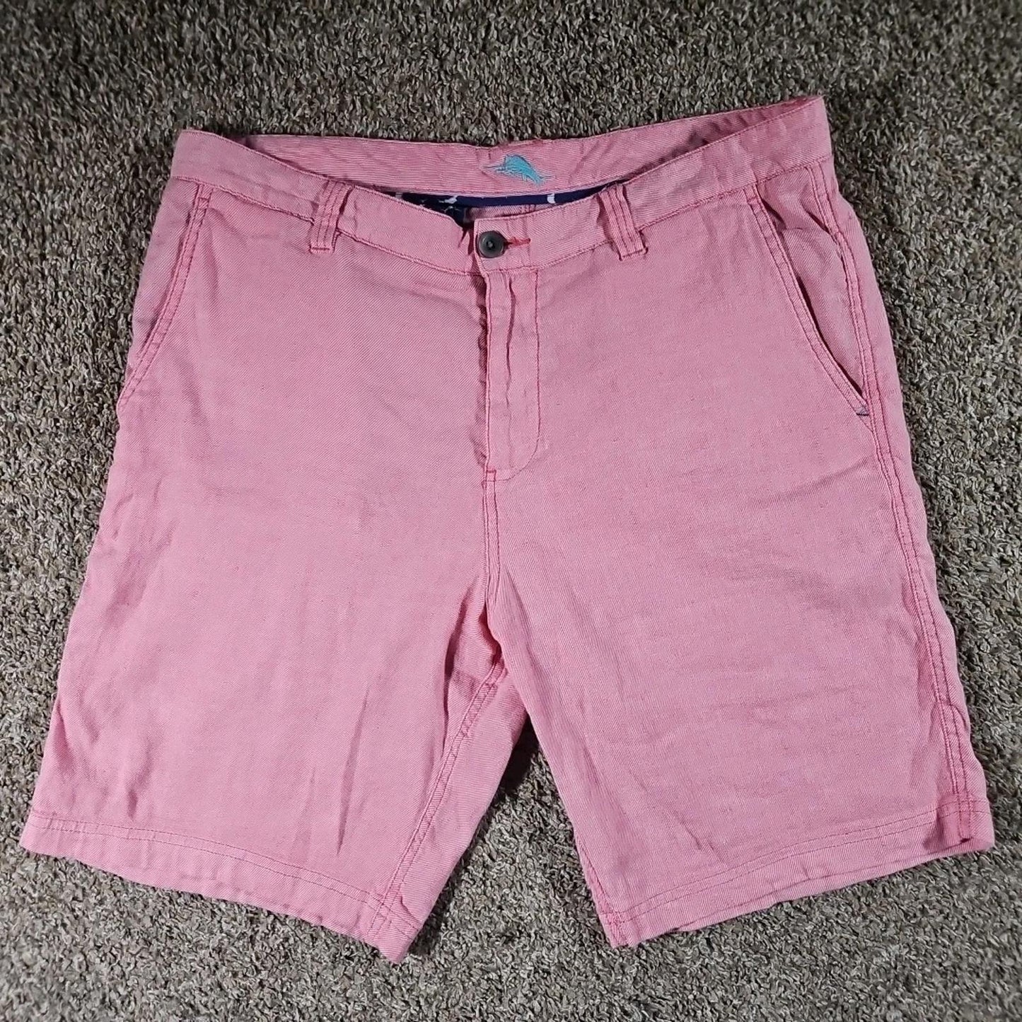 Tommy Bahama Sz 36 Pink Linen Shorts