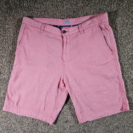 Tommy Bahama Sz 36 Pink Linen Shorts