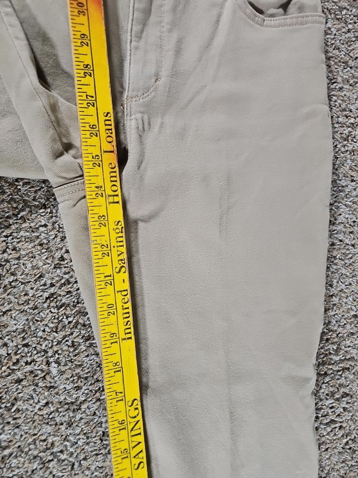 Gloria Vanderbilt Amanda Sz 10P Khaki Pants