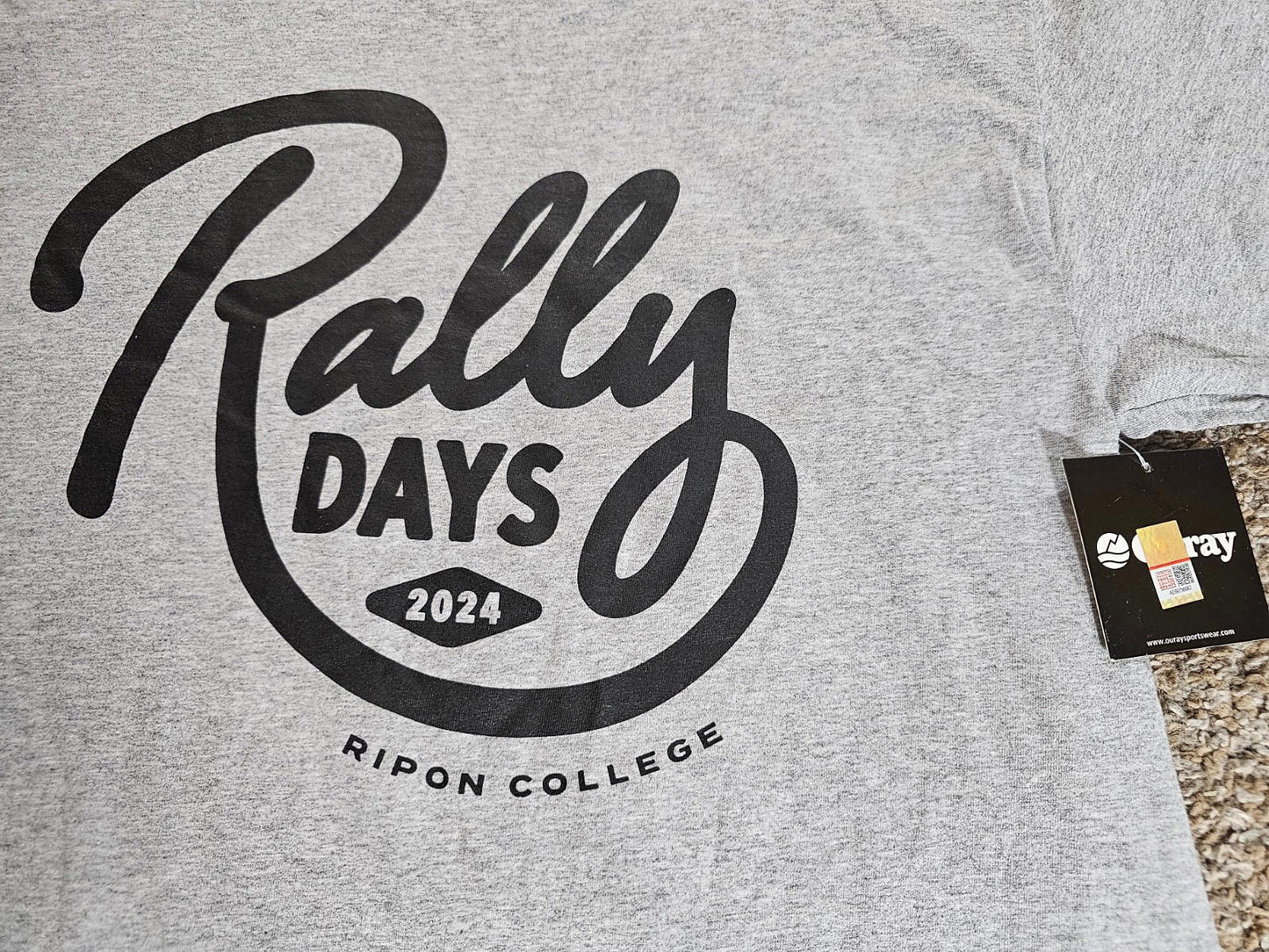 Ripon College Rally Days 2024 tshirt Ouray NWT Medium