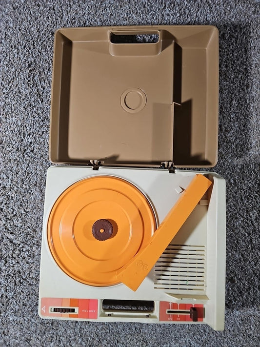 1978 Fisher-Price Record Player Portable Phonograph #825 33 & 45 Vintage Tested