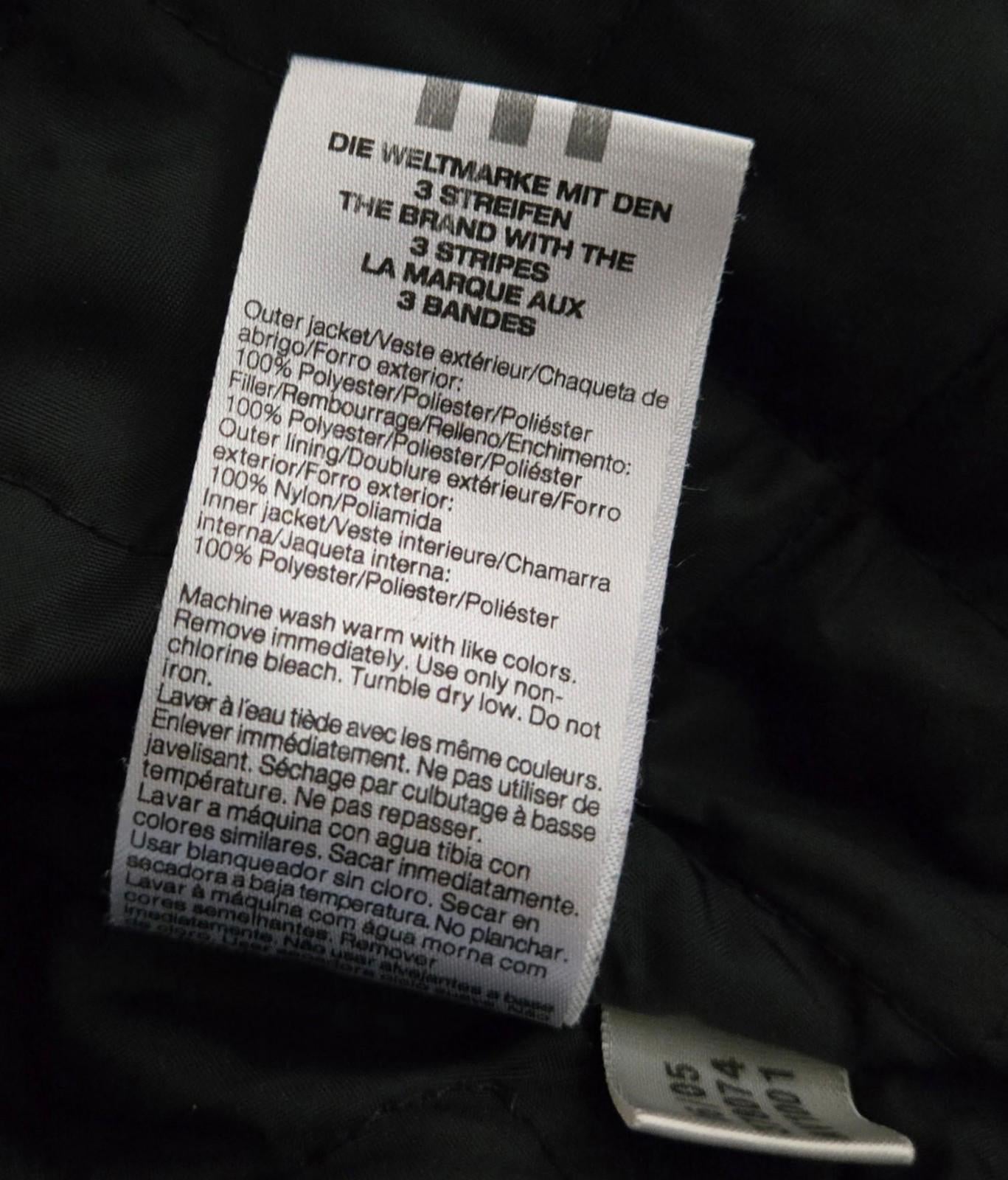 ADIDAS Men’s Black Climawarm Full Zip Hooded Jacket Size M