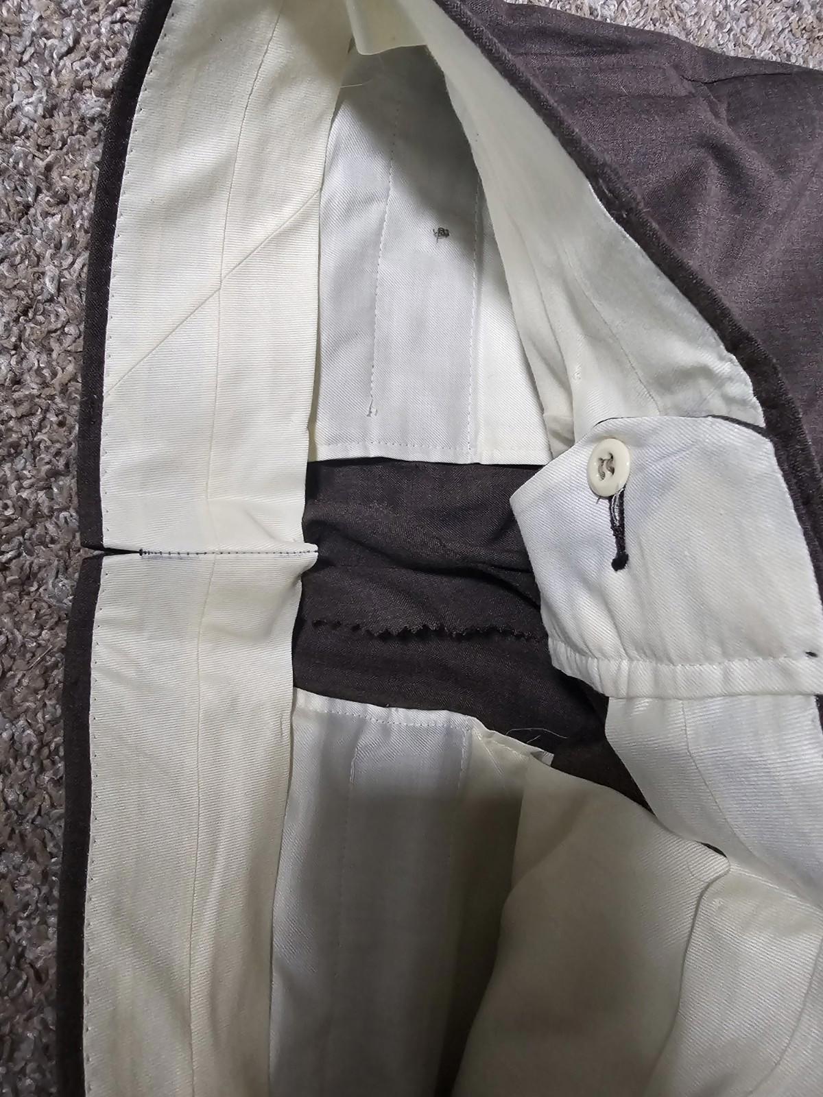 Brown Unbranded Creased Dress Pants 32x31