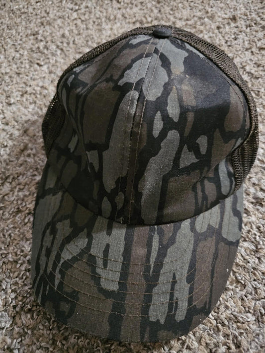 Vintage Duck Bay Camo Hunting Fishing Hat 80's - SNAPS OLD