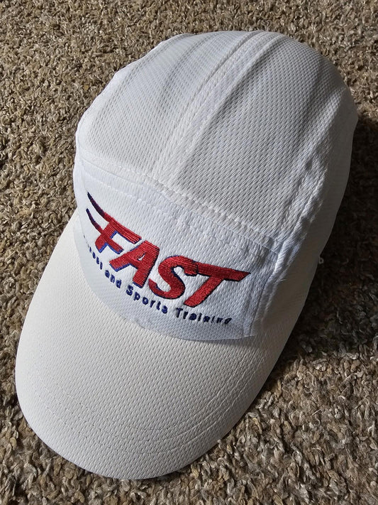 FAST Slideback 5 Panel Hat White One Size Solid Headsweats