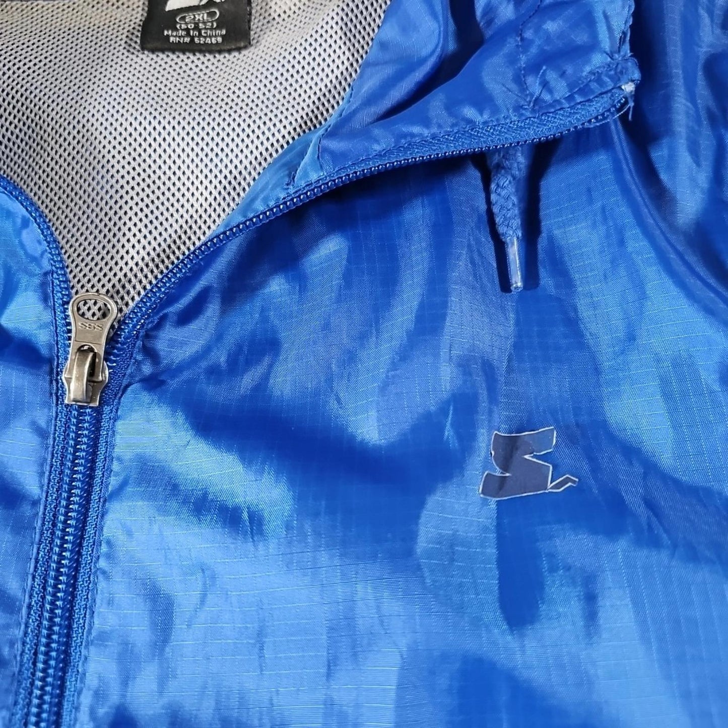 Starter 2XL 50-52 Blue Fullzip Hooded Jacket
