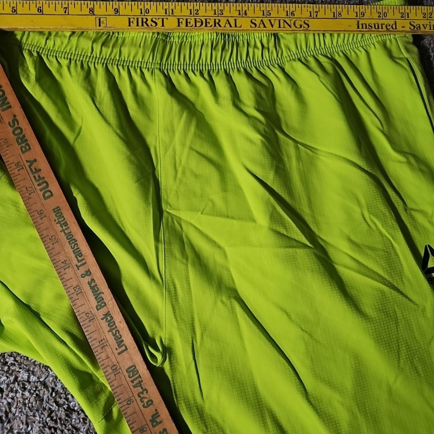 Reebok 3XL Neon Green Shorts
