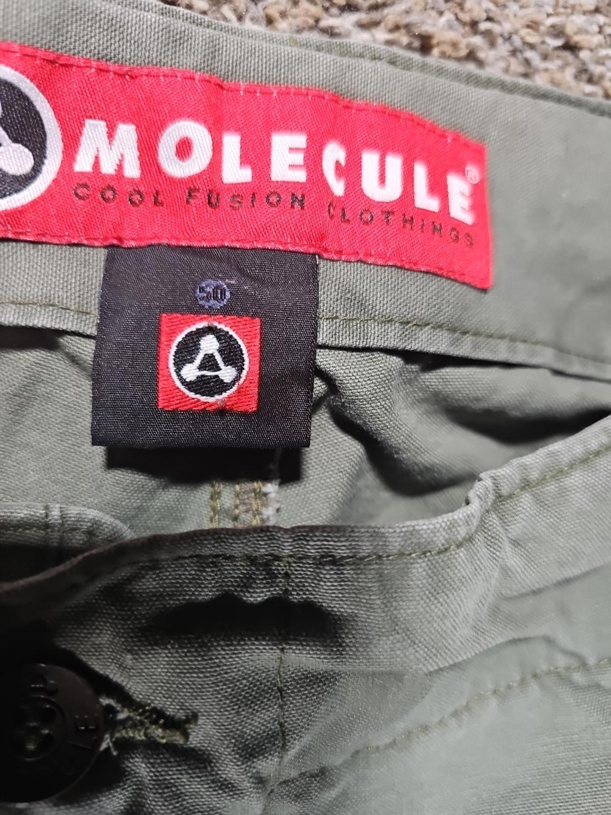 Y2K Molecule Cool Fusion Clothing Sz 50 Cargo Pants HEAVY