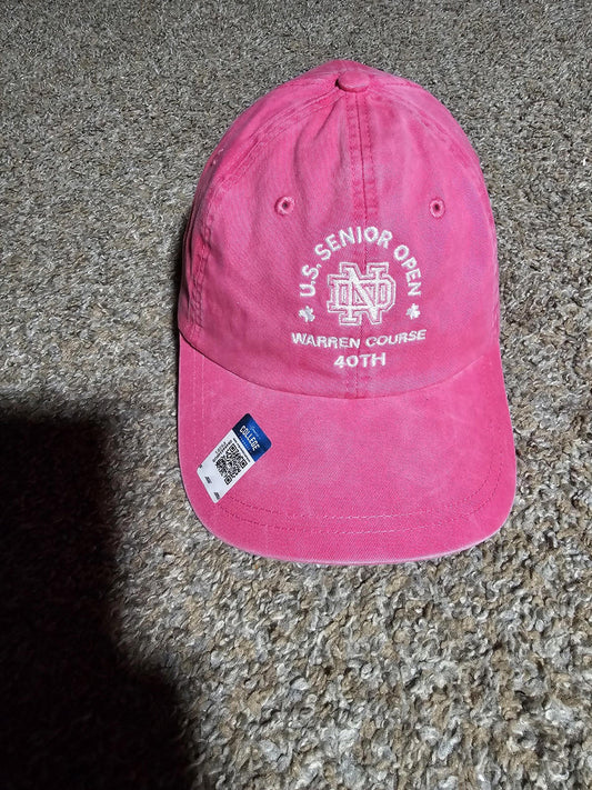 Notre Dame Senior Open Warren Golf Course 40th Kate Lord hat