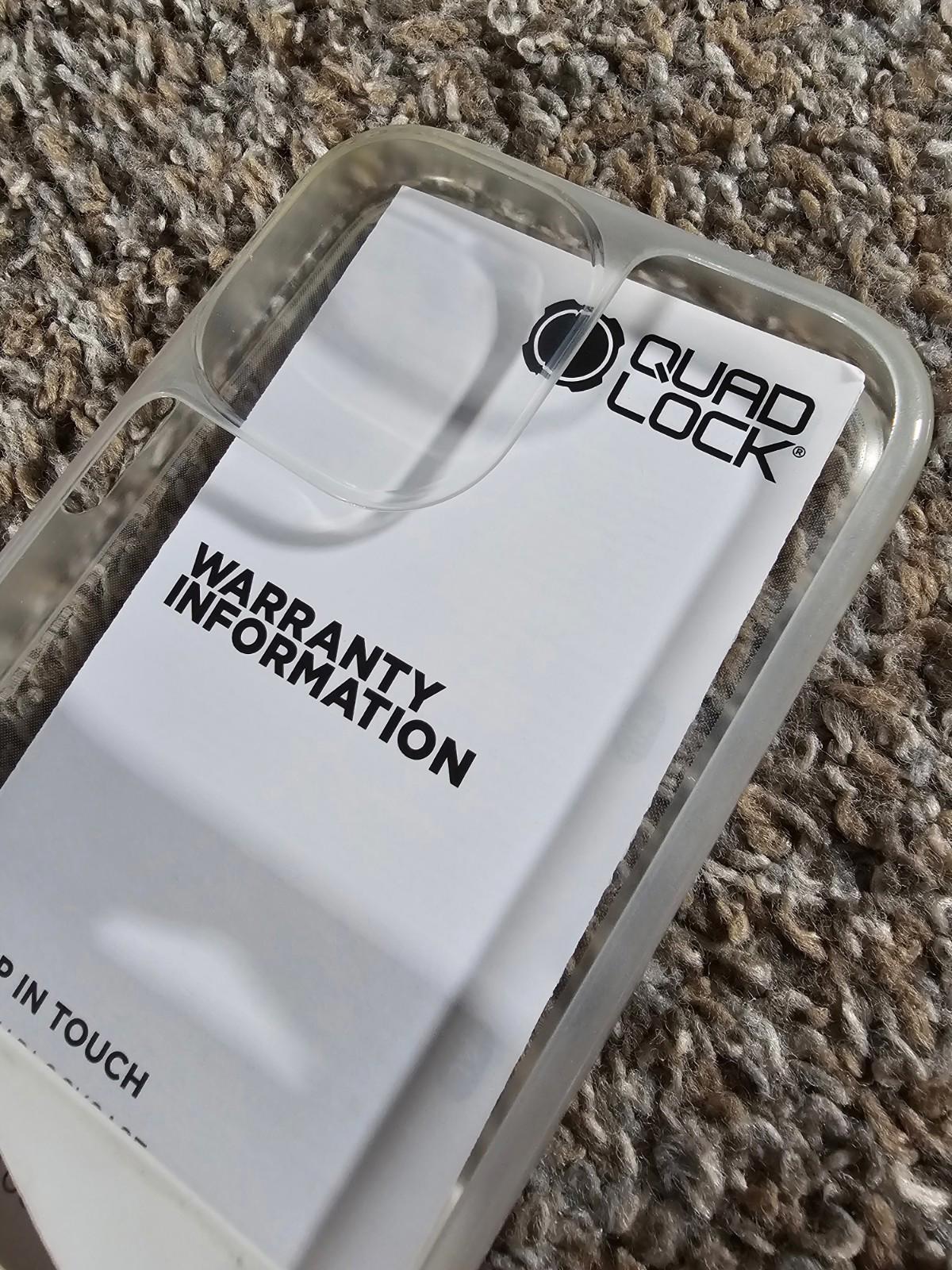 QUAD LOCK PONCHO iPHONE 12 Pro Max QLC-PON-IP12L  9348943016469 NIB Old Stock