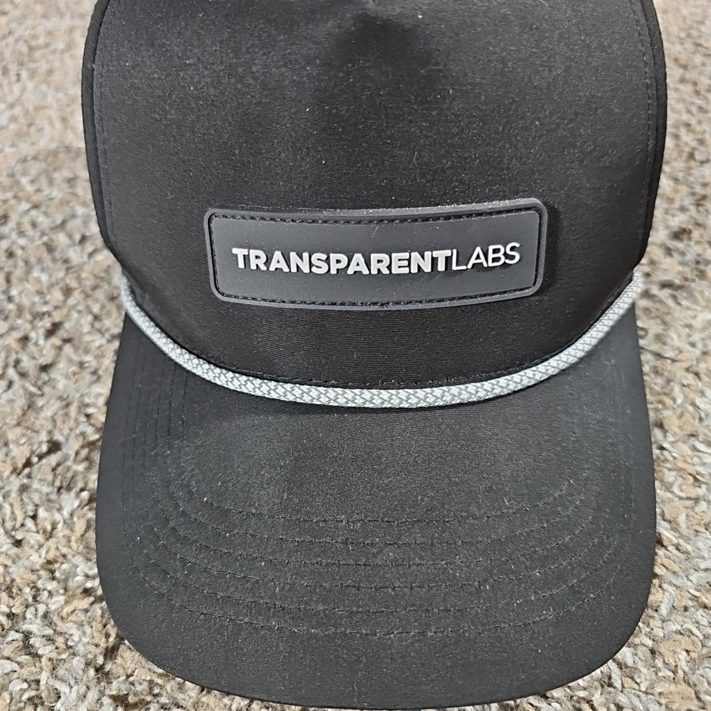 Transparent Labs Snapback Trucker Hat Black OS Mesh Back