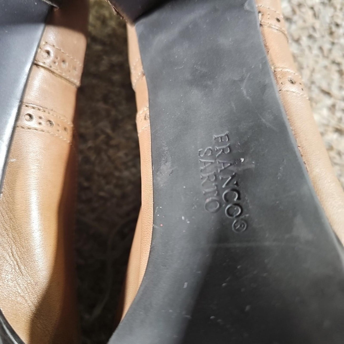 Franco Sarto 11M Wingtip Heel Dress Shoes