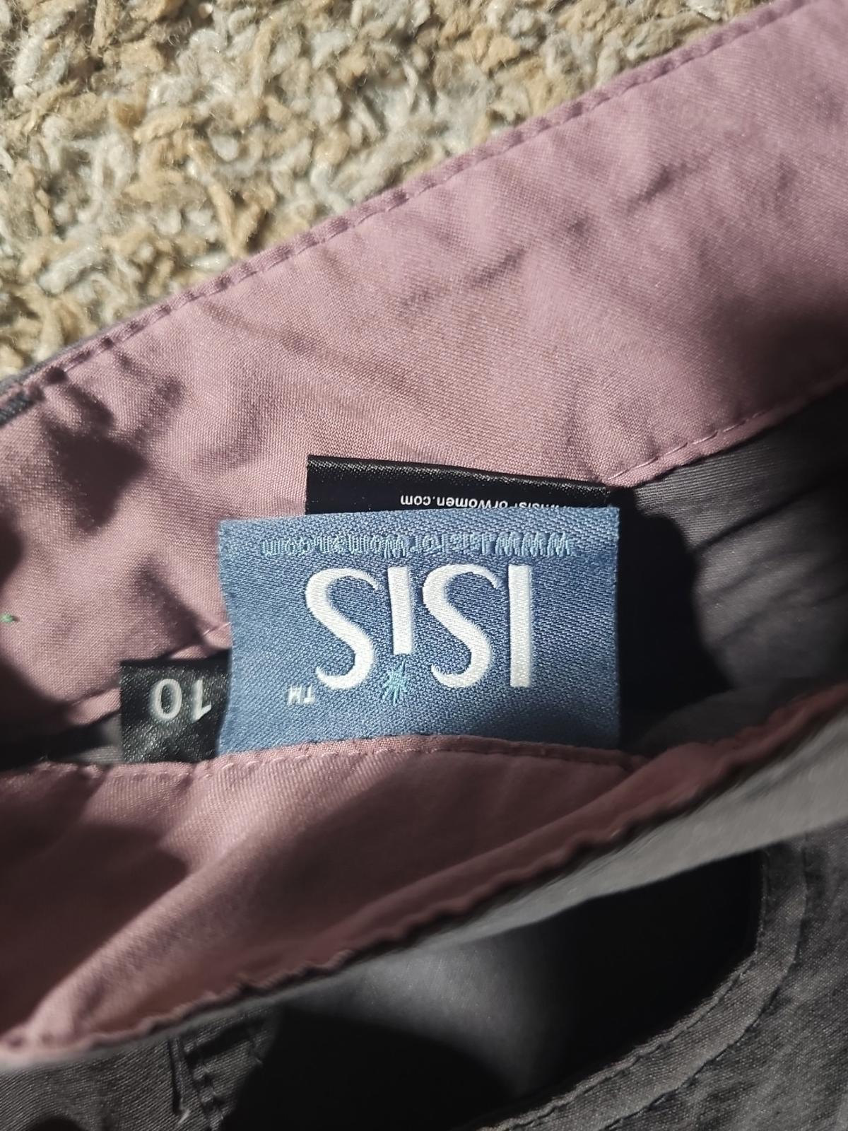 Isis Sz 10 Nylon Gray Outdoor Pants