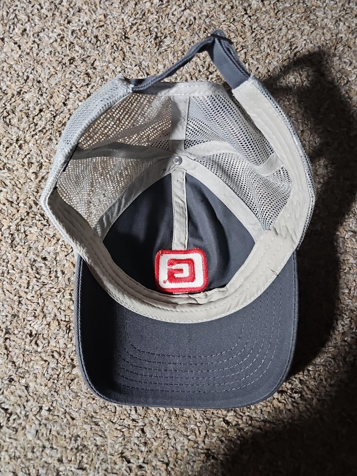GRAVELY hat gray cap OS Strapback Mesh Trucker Hat