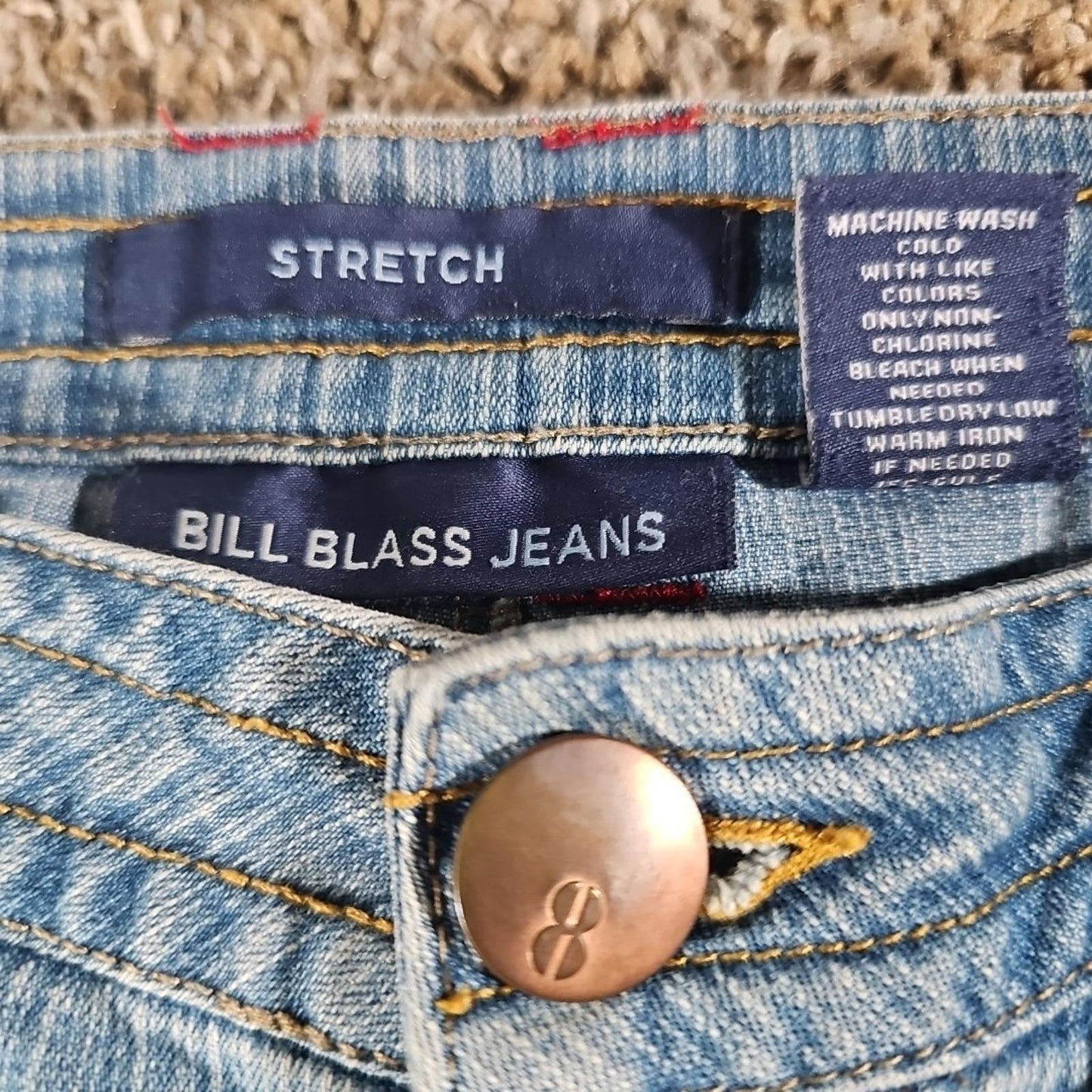 Bill Blass Stretch Jeans Sz 8 Shorts