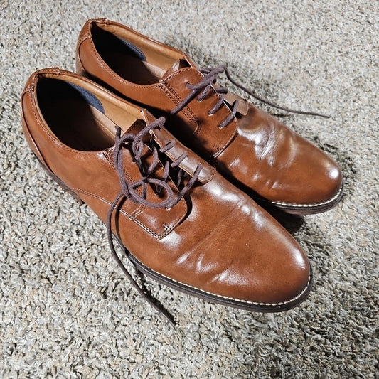Dockers 90-36896 10M Brown Oxford Dress Shoes