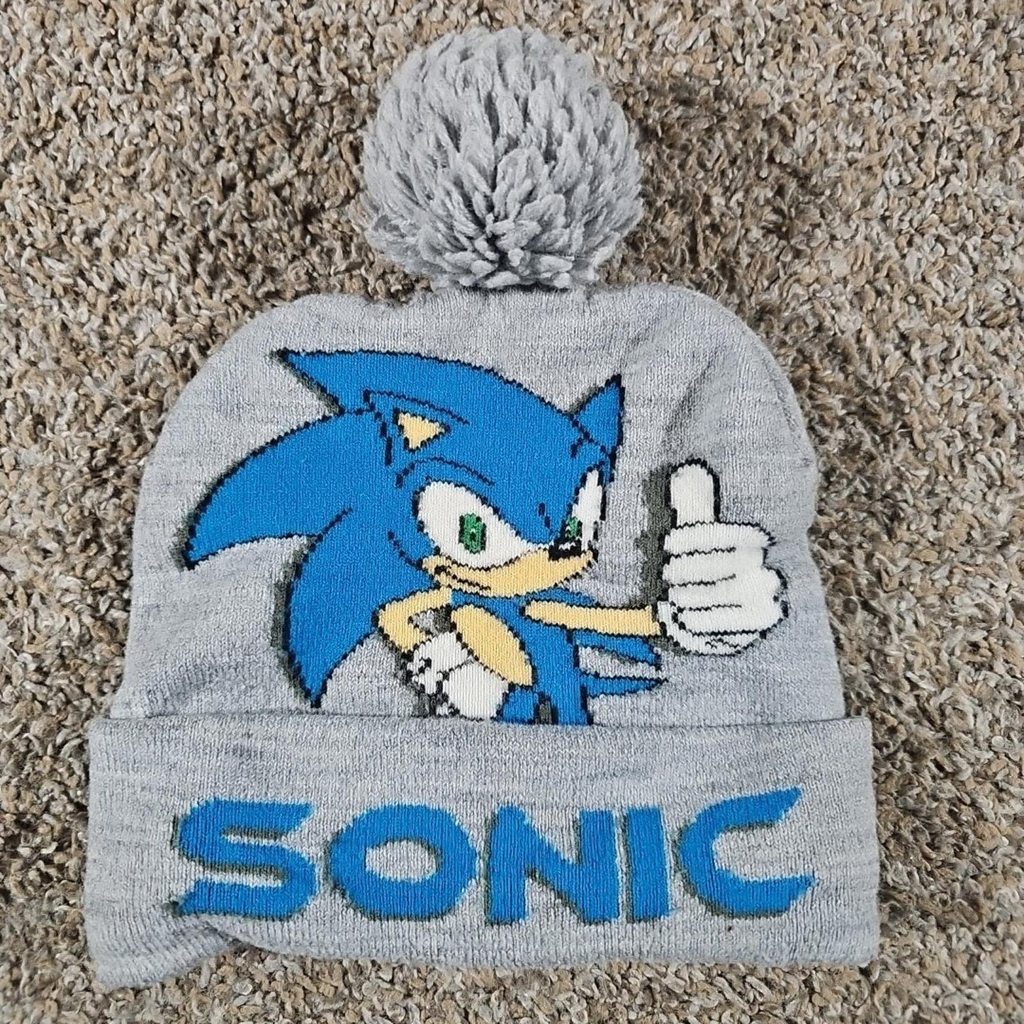 sega sonic the hedgehog Youth OSFM winter Hat Beanie