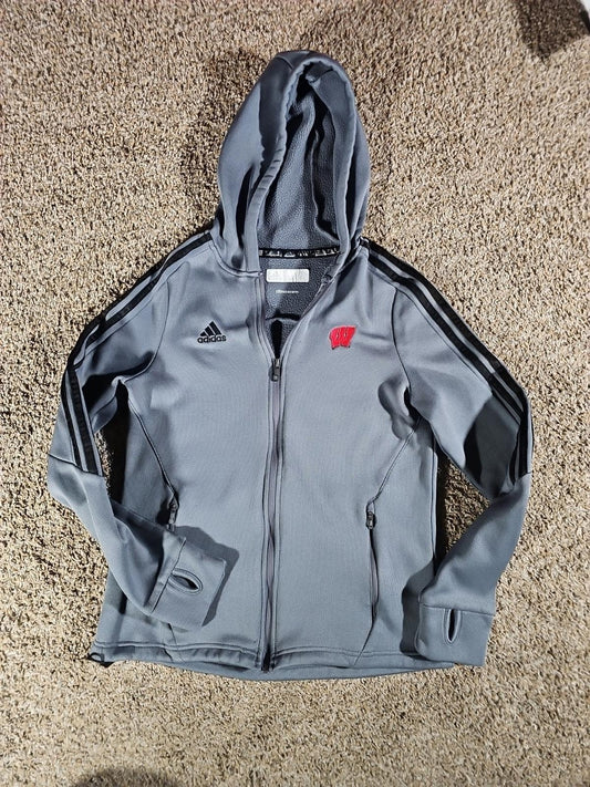 Adidas Wisconsin Badgers M Fullzip Hoodie