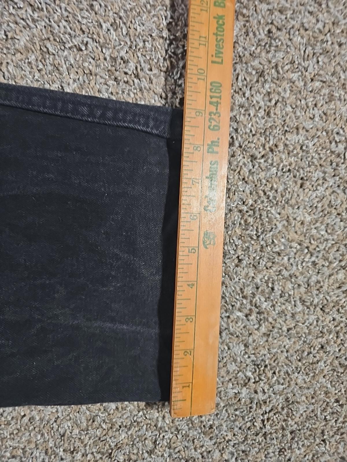 Arizona Premium Denim Relaxed Black Jeans Approx 40x32