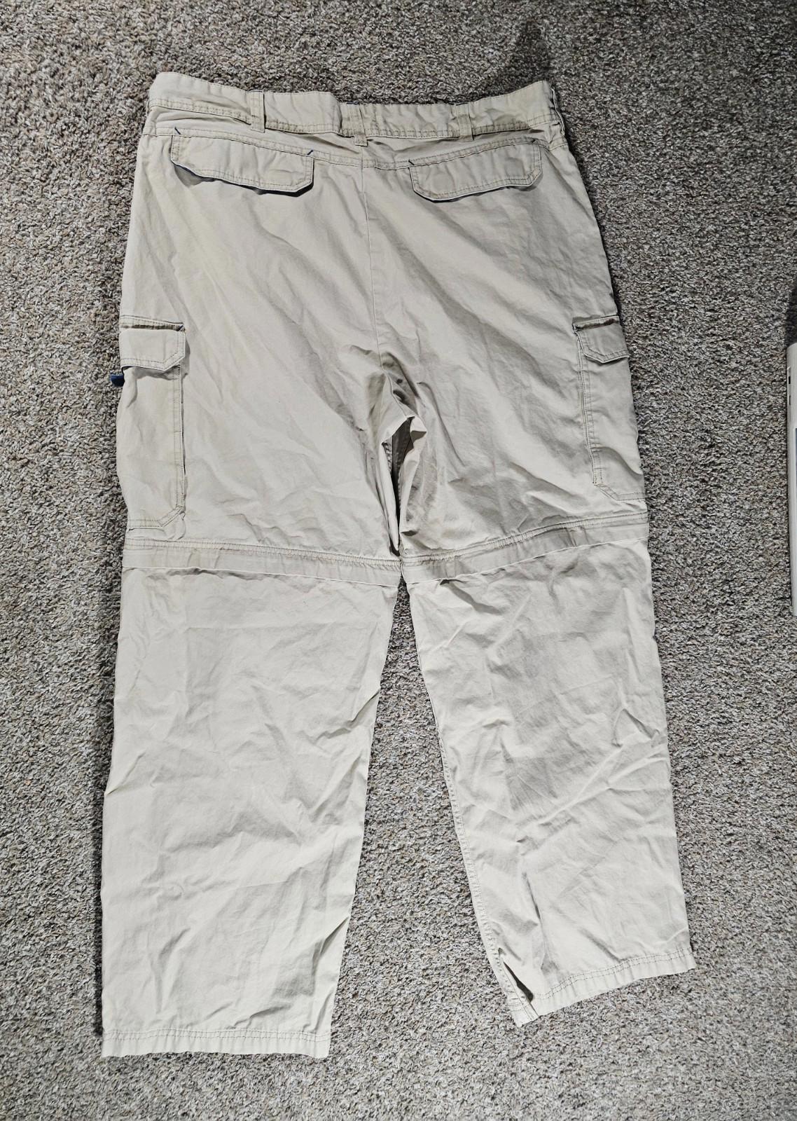 Gander Mountain Heavy Duty Convertible Zip Cargo Pants 40x32