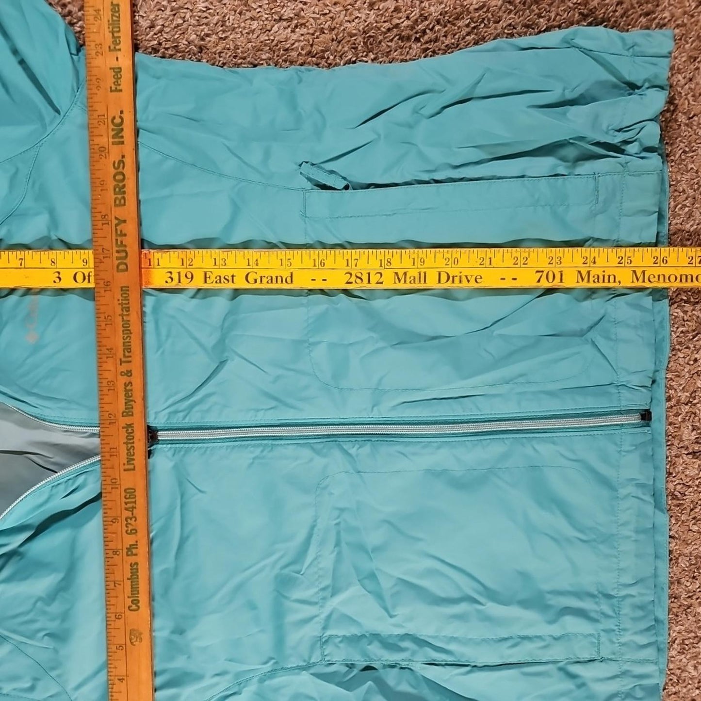 Columbia XL Fullzip Hooded Rain Jacket