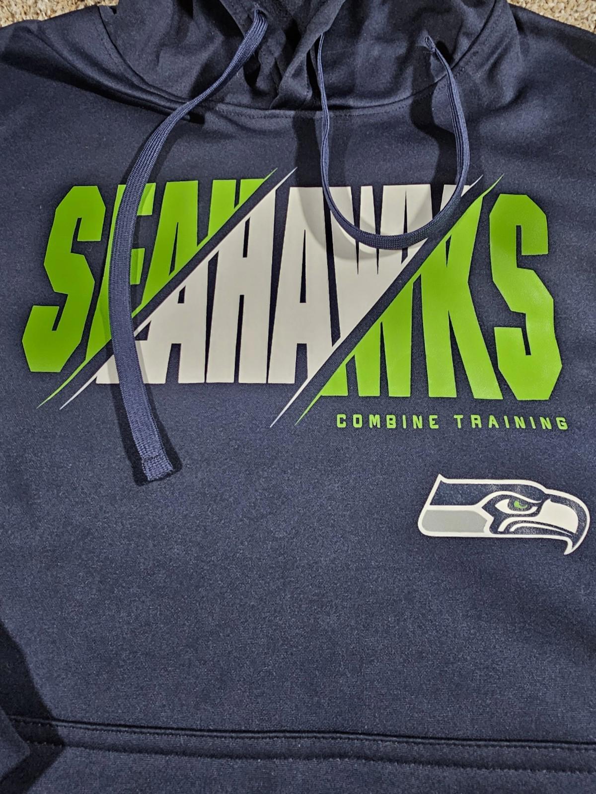 Seattle Seahwaks Combine Training Authentic New Era M Hoodie
