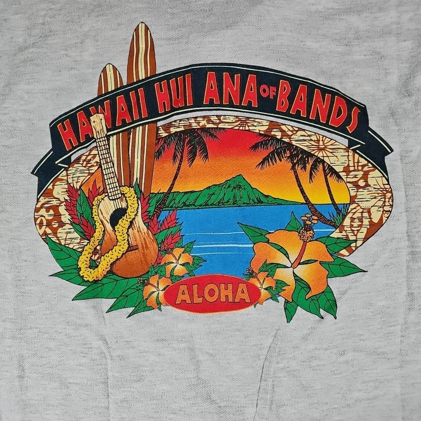 Hawaii Band Hui Ana Small Polo Shirt