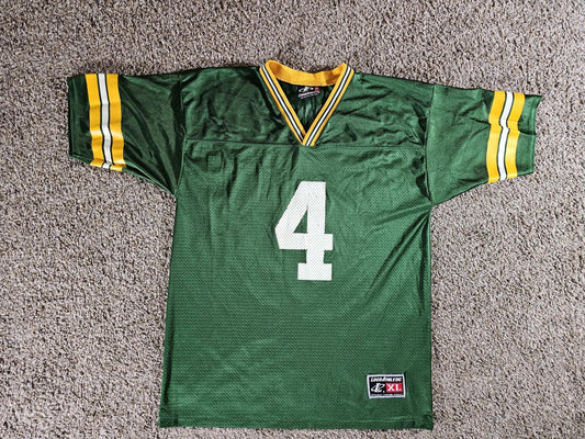 Vintage Logo Brett Favre NFL Football Jersey Youth XL 18-20