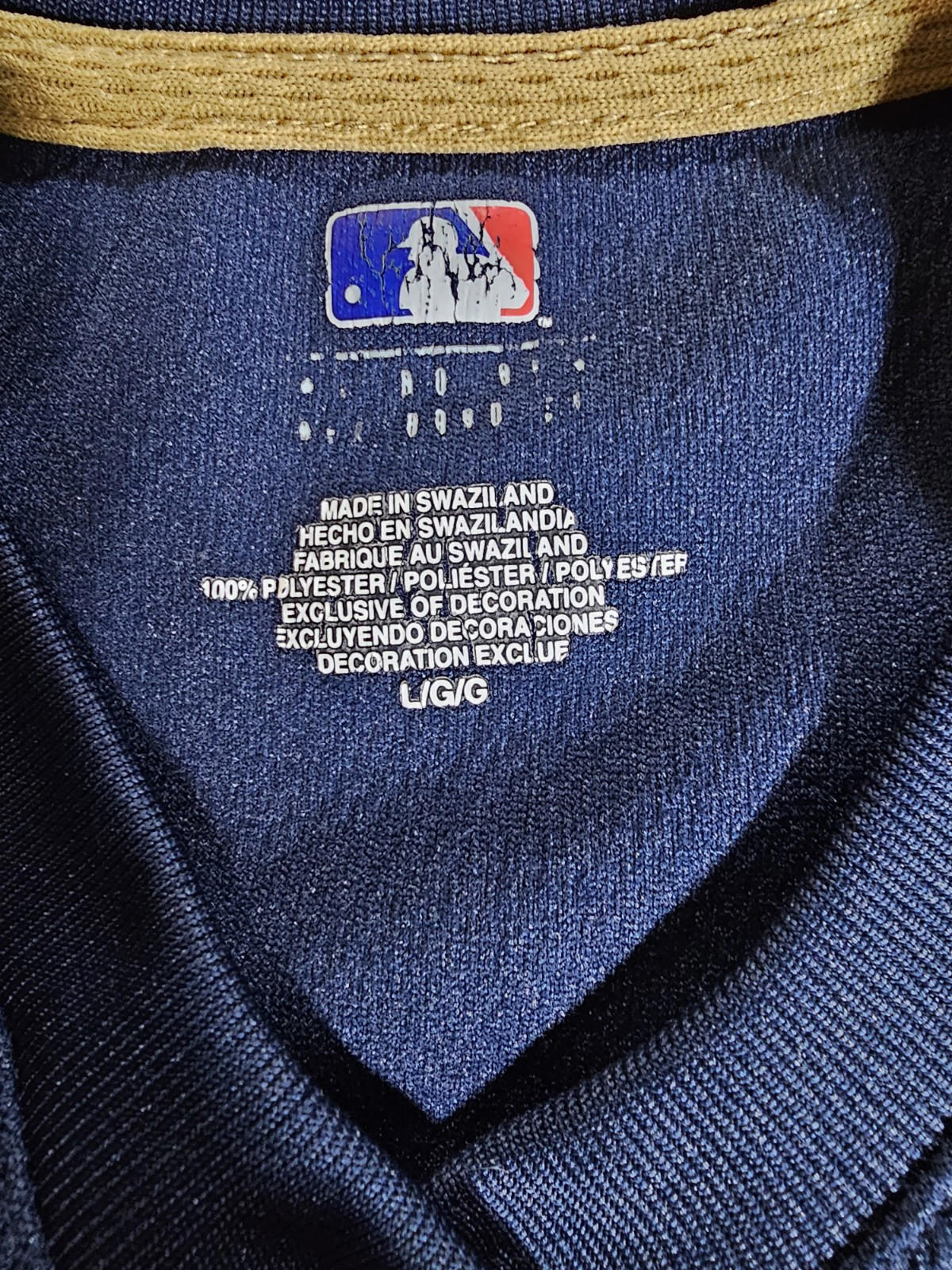 Milwaukee Brewers Jersey T Shirt Men’s L Large MLB