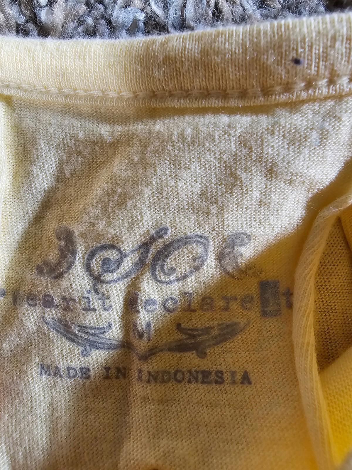 So Wear It Declare It Dress Yellow Back Tie M - STAIN
