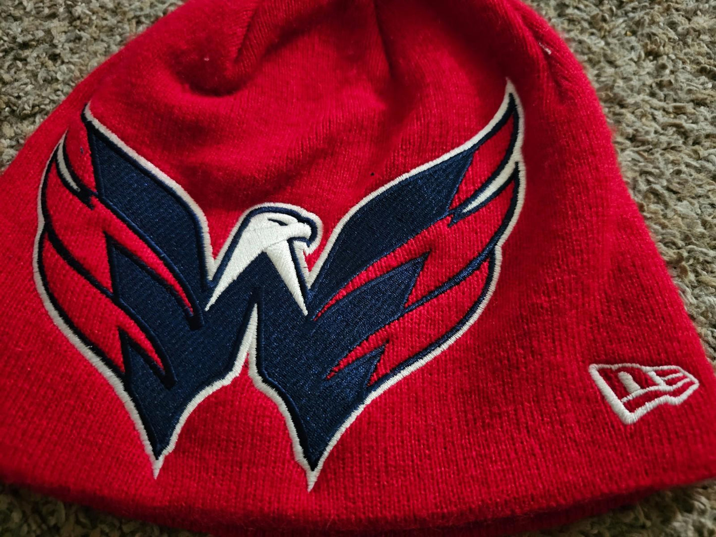 Washington Capitals Mens Red Beanie Winter Hat New ERA NHL