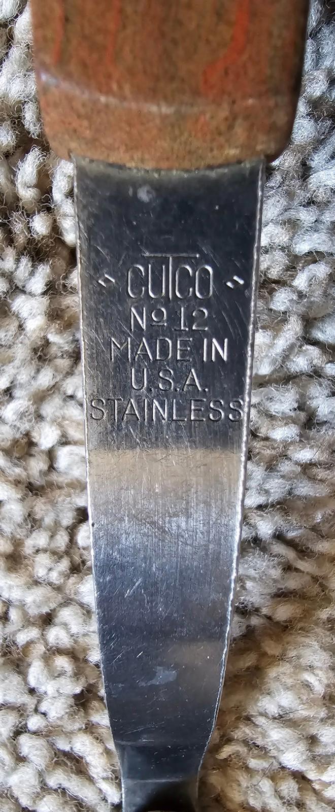 Vintage Cutco No. 12 Basting Spoon Serving Made in USA